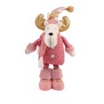 thumbnail image 1 of WJCA Standing Santa Claus Figure with Retractable Spring Legs, Festive Sequin Hat Holiday Decor for Home Tabletop, Snowman Design, 1 of 6