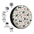 thumbnail image 4 of Fotbe Black Cat And Snake Funda de Llanta de Repuesto con Estampado, Engrosada, Ajuste Universal para Jeep, Remolque, RV, SUV, Camión-16 inch, 4 of 6