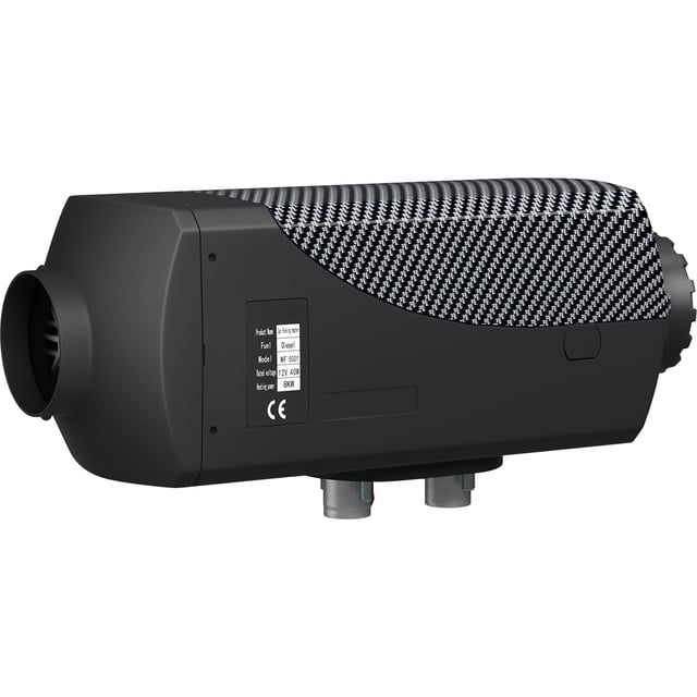 KFFKFF 8KW Diesel Air Warmer Silencer, 12V Diesel Climate Control with Remote Functionality, LCD Interface for Automobiles, Trucks, RVs, Boats, and Buses