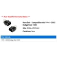 thumbnail image 2 of Horn Set - Compatible with 1994 - 2002 Dodge Ram 1500 1995 1996 1997 1998 1999 2000 2001, 2 of 2