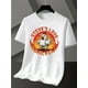 thumbnail image 1 of Men'S Vintage "Steve'S Lava Chicken" Graphic T-Shirt, Casual, Short Sleeve, Round Neck, Stretchy Cotton, Washed Finish, Perfect Father'S Day Gift, Casual Wear | Retro Chicken Design | Knit Detail Tee, 1 of 6