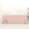 thumbnail image 4 of AuroraX Rectangular Plastic Table Cloth Disposable Party Outdoor Picnic Tablecloth Oil-Proof Pink 54x108in Wrinkle Resistant Solid Table Cover for 8 Foot Table, 4 of 6
