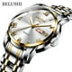 thumbnail image 1 of BELUSHI, reloj de marca superior para hombre, reloj de acero inoxidable con fecha de negocios, relojes luminosos impermeables, reloj de pulsera de cuarzo deportivo de lujo para hombre Tan Jianjun unisex, 1 of 2