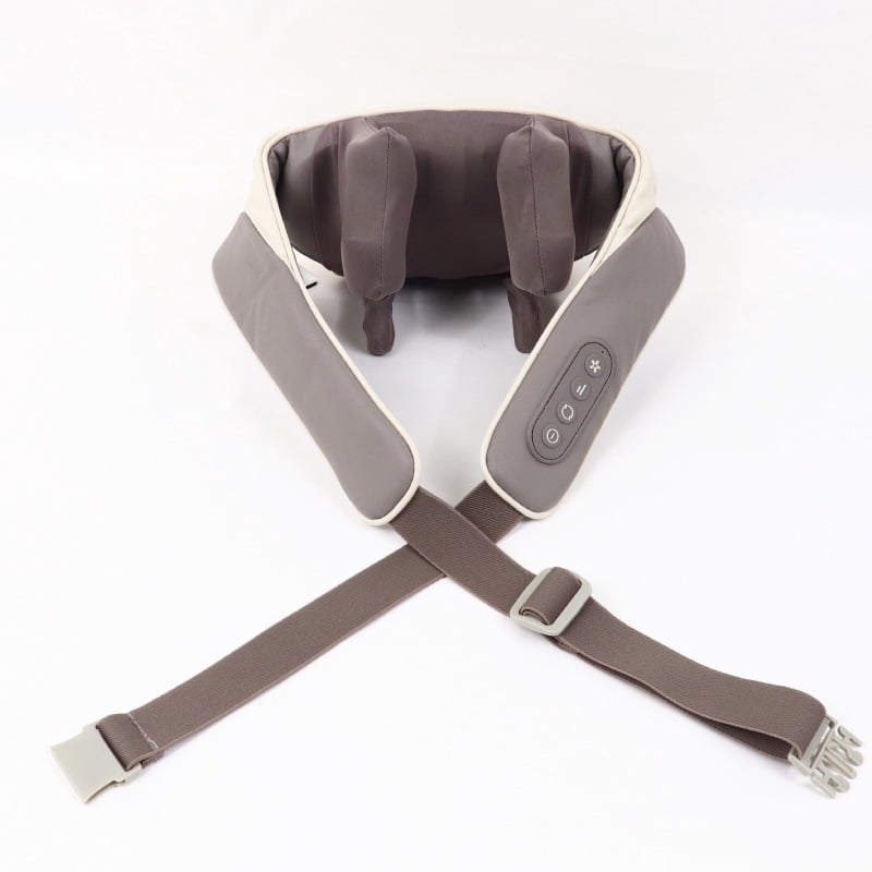 Shiatsu Neck and Back Massager Wireless Electric Deep Tissue 5D Kneading Massage Pillow Shoulder Leg