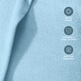thumbnail image 4 of Bare Home Cozy Fleece Fitted Sheet - Extra Plush Polar Fleece - Deep Pocket Bed Sheet - Queen, Light Blue, 4 of 6