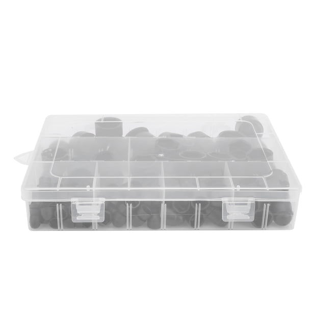 145 piezas de tapa de tuerca hexagonal, cubierta protectora de goma, suministros industriales M4 M5 M6 M8 M10 M12