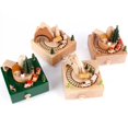 thumbnail image 3 of RV Caja de música de caballo de madera, juguetes para niños, Festival de Navidad, regalo creativo, caja de música de tren de mano brillar Electrónica, 3 of 5