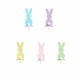 thumbnail image 1 of Pastel de Pascua Topper, Pastel de Papel Multicolor Toppers 8x4.5cm Conjunto de 5 para la Decoración Del Postre, la Hornería de las Vacaciones de Pascua Y la Fiesta, 1 of 6