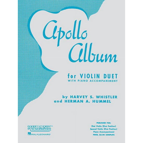 Apollo Album: Violin Duet Collection (with Piano) (Paperback)