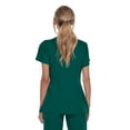 thumbnail image 2 of Grey's Anatomy Signature 2130 Women's Mock Wrap Scrub Top Hunter Green 2XL, 2 of 2