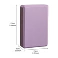 thumbnail image 2 of AuroraX High Density Yoga Brick Yoga Block for Exercise 7 oz Non Slip Foam Lightweight Yoga Brick for Stretching Purple, 2 of 5