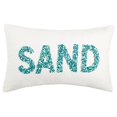 thumbnail image 1 of Peking Handicraft 24HRS2115C20OB Coussin Perlé de Sable 12 x 20 Po, Turquoise, 1 of 1