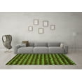 thumbnail image 3 of Ahgly Company Indoor Rectangle Abstract Green Modern Area Rugs, 3' x 5', 3 of 4