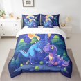 thumbnail image 2 of YST Dinosaur Comforter Set Woodland Animal Bedding Set, 7 Pieces, King, 2 of 4