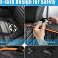 thumbnail image 3 of Amdohai Dog Back Seat Cover Protector Universal Waterproof Scratchproof Anti-Slip Car Seat Cover for Pets,, 3 of 8
