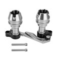 thumbnail image 1 of Aluminum Frame Crash Sliders Protect Silver Fit For Yamaha Nvx Aerox Nmax 15-19, 1 of 12