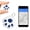 Blue, variant on GPS Tracker for Dogs Bluetooth 5.0 - Mini Anti Lost Pet Locator Device Cat Paw Shape Tracker for Collar Keys Luggage Wallet