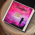 thumbnail image 4 of To My Daughter Daughter is Dad's Miracle Inseparable Necklace, 4 of 7