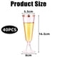 thumbnail image 5 of Copas de champán de plástico, paquete de 40 copas de champán rosas, copas de mimosa de plástico transparente, copas de acrílico desechables para brindar en bodas, accesorios de bar para fiestas,, 5 of 5