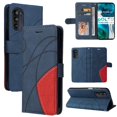 thumbnail image 1 of GANGXUN Flip Case for Motorola Moto G52 – Leather Wallet Cover with Card Slots, Kickstand & Color Stitching Protective Folio, 1 of 6