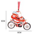 thumbnail image 2 of Colgantes de motocicleta Adornos colgantes de Navidad para decoración de árbol de Navidad ANGGREK Otros, 2 of 8