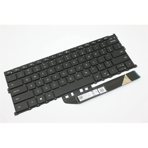 New US Black English Backlit Backlight Laptop Keyboard (Without palmrest) for Dell XPS P117G P117G001 P117G002 XPS 13 9300 9310 13-9300 13-9310 00Y78C