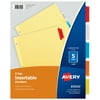 Avery Insertable Paper Divider, Color, 5-Tab (81000)