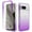 Purple, variant on Feishell Gradient Clear Case for Google Pixel 7 (6.3 inch),Dual Layer Hybrid 2-In-1 PC + TPU Transparent Anti-Scratch Shockproof Lightweight Slim Phone Case,Black