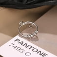 thumbnail image 2 of Anillo de ansiedad con cuentas para mujer, anillo de cuentas, anillo de ansiedad, gira libremente, anillos para aliviar el estrés para regalo, 2 of 5