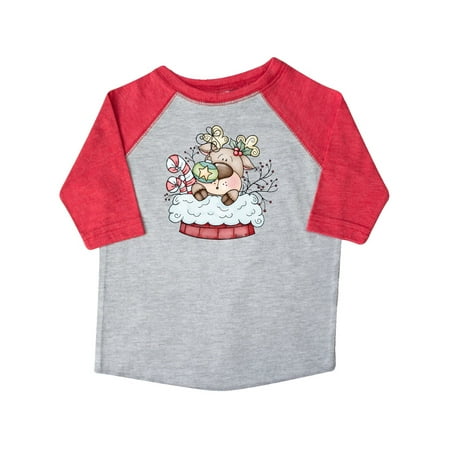 

Inktastic Christmas Chimney Reindeer Gift Toddler Boy or Toddler Girl T-Shirt