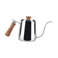 thumbnail image 2 of Hervidor de cuello de cisne Soledad tetera ligera con mango de madera Plata 600ml, 2 of 10