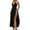 Black, variant on Women's Elegant Long Skirt Suit 2 Piece Outfit Casual Party Wear Sleeveless Jumpsuit with Tie Detail Solid Color Women Swim Shorts and Top Set Formal Dress with Sleeves