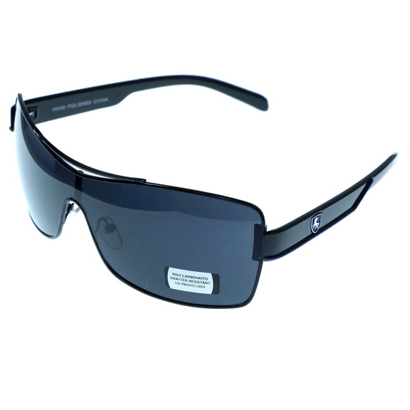 UV protection Goggle-Sunglasses With Logo Accents Black & Blue Colored #3942