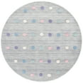 thumbnail image 4 of SAFAVIEH Kids Candelario Colorful Polka Dot Area Rug, Silver, 4' x 6', 4 of 10