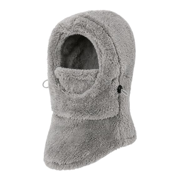 EliteGoogv Unisex Fuzzy Balaclava Hat Winter Face Cover Warm Windproof Ski Hat for Men Women