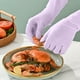thumbnail image 3 of Guantes desechables de nitrilo - Guantes de cocina de 9" y 12" de grado alimentario para limpiar, fregar platos y tareas domésticas - Finos, duraderos e impermeables, 3 of 4