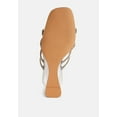 thumbnail image 6 of Caqueta Metallic Rhinestone Clear Wedge Sandals, 6 of 11