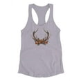 thumbnail image 3 of Horns With Branch Racerback Tank Women -Image by Shutterstock, Female Large, 3 of 4