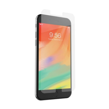 ZAGG Invisible Shield Hybrid Glass Screen Protector for iPhone 8 plus/ 7 plus/ 6s plus/ 6 plus, Clear