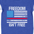 thumbnail image 4 of Inktastic Grunge American Flag Freedom isn't Free Boys or Girls Baby Bodysuit, 4 of 5