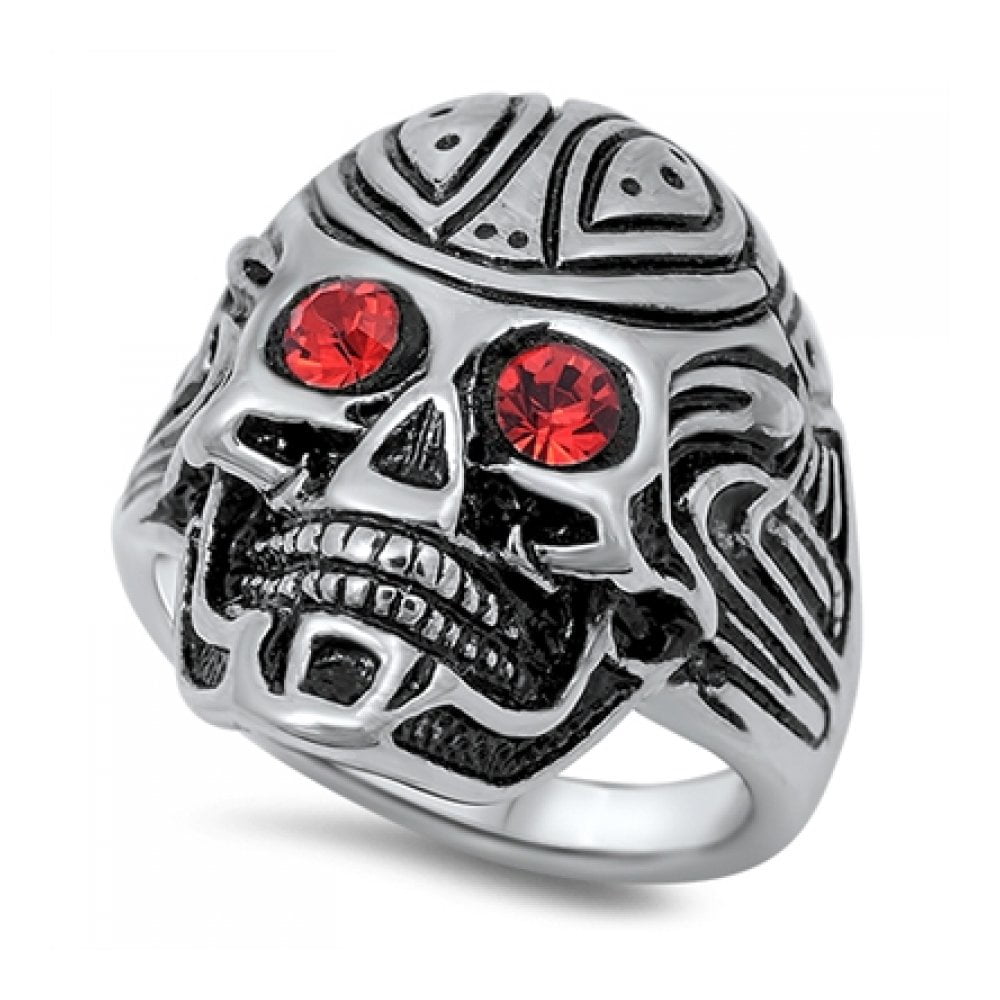 Royal Design - Stainless Steel Skull Ring - Walmart.com - Walmart.com