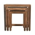 thumbnail image 3 of Reclamation Rustic Reclaimed Solid Wood Three-Piece Nesting Tables, 3 of 6