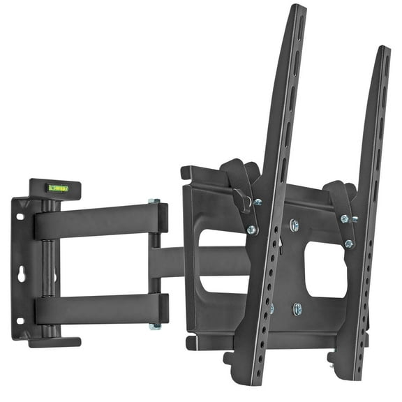 Cmple – Heavy Duty Full Motion Curved TV Wall Mount TV Bracket for 32-55 inch TV up to 99lbs, Adjustable Strong Full Motion