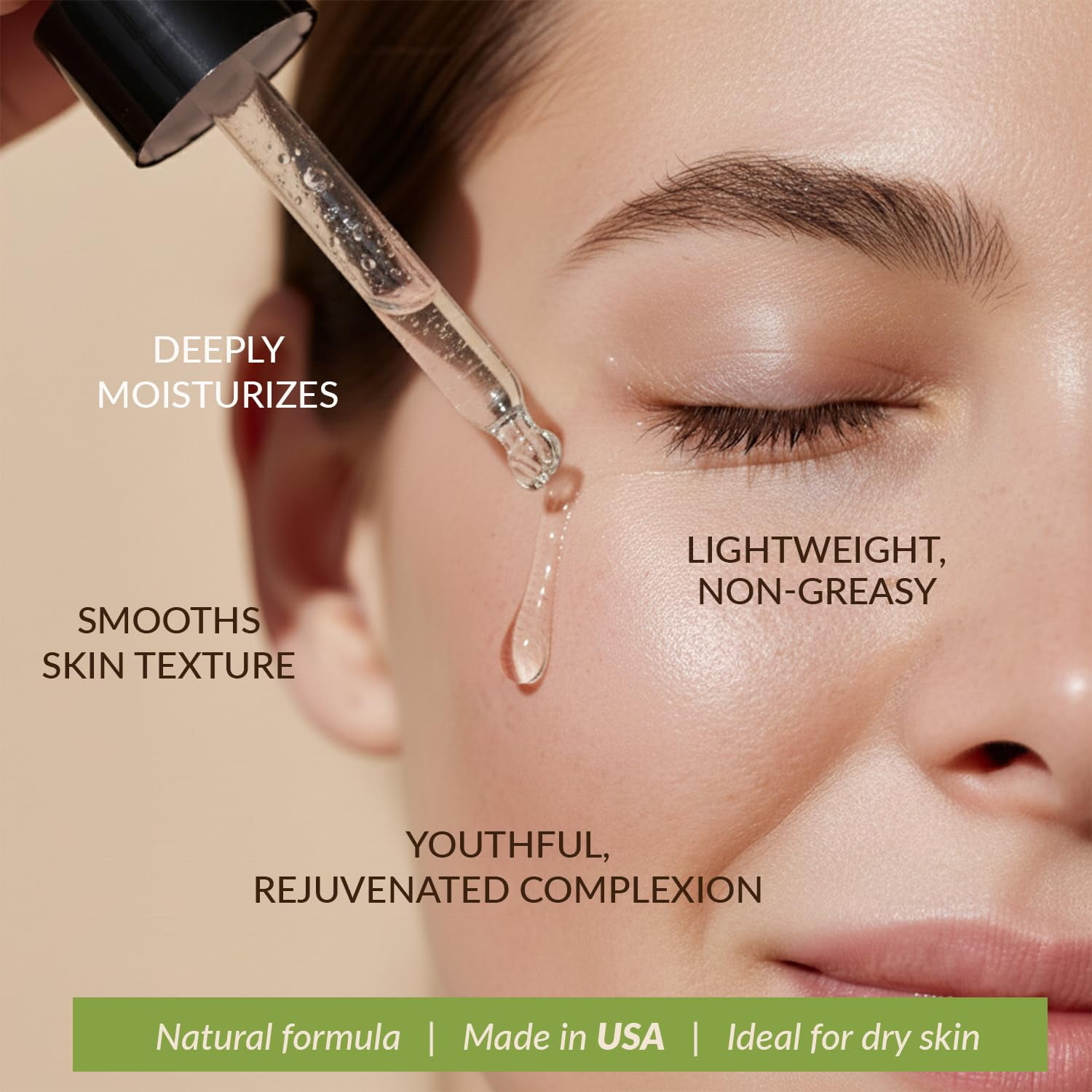 Beauty by Earth Hyaluronic Acid Serum, Hydrates, Plumps, Firm, And Smooths Your Skin
