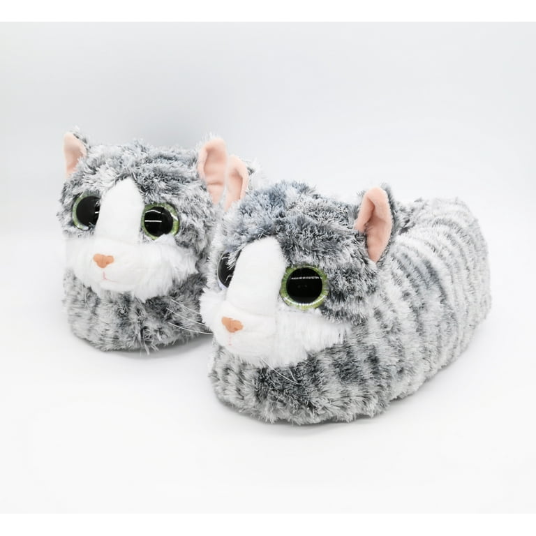 Boys cat slippers sale