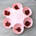 thumbnail image 5 of Cat Bowls Cat Food Water Bowls Dishes Multi-Cat Feeder 6-Meal Kitten Food Bowl Multiple Cat Dinner with 6 Cat Bowls Kitty Cat Bowls Set Double Feeding Bowl Litter Food Feeding Weaning Feeder, 5 of 9