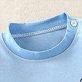 thumbnail image 5 of TOWED22 Infant Toddler Kids Girl Fall Winter Clothing Set Fall 2pcs Long Sleeve CartoonPrint Graphic Top and Relaxed Pants Outfits Clothes(Sky Blue,7-8 Y), 5 of 6