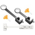 thumbnail image 3 of Adjustable Window Lock with Key Aluminum Alloy Window Stoppers for Home Office, 3 of 6