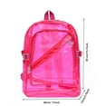 thumbnail image 3 of Konghyp Candy Color Backpack – Plastic Fluorescent Jelly Schoolbag for Students – Stylish Transparent Design, Perfect for Spring and Summer, 3 of 4