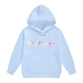 thumbnail image 6 of Hoodie Kids Letter Printed Hooded Casual Long Sleeve Sweatshirts Jackets Winter Girls Clothes 6-7 Years, 6 of 8
